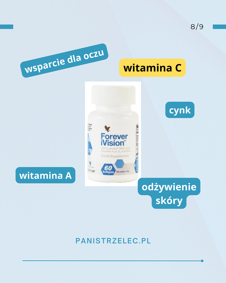 witamina C suplement na zdrowe oczy z cynkiem